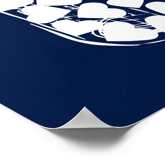 Alternative wedding guest book mason chalk 100 poster (Hoek)