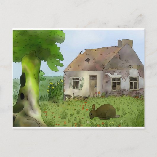 Altes Haus Briefkaart (Voorkant)