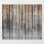 altes Holz Likeurfles Etiket (Enkel label)