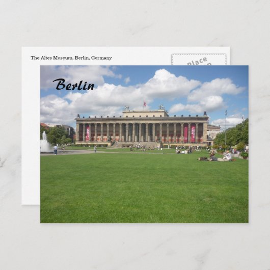 altes museum groen briefkaart (Voorkant / Achterkant)