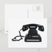 altes Telefon oude telefoon Briefkaart (Voorkant / Achterkant)