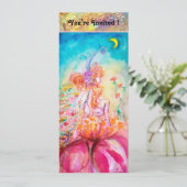 ALTHEA, roze blauw geel groen Kaart (Staand voorkant)