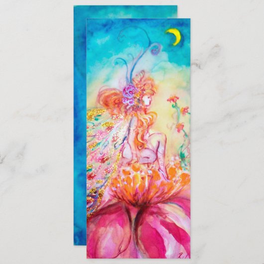 ALTHEA/Whimsical Fairy on the Pink Flower (Voorkant / Achterkant)