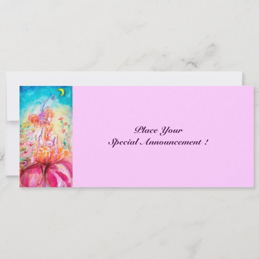 ALTHEA/Whimsical Fairy on the Pink Flower Aankondiging (Achterkant)