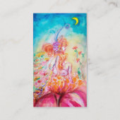 ALTHEA/Whimsical Fairy on the Pink Flower Visitekaartje (Achterkant)
