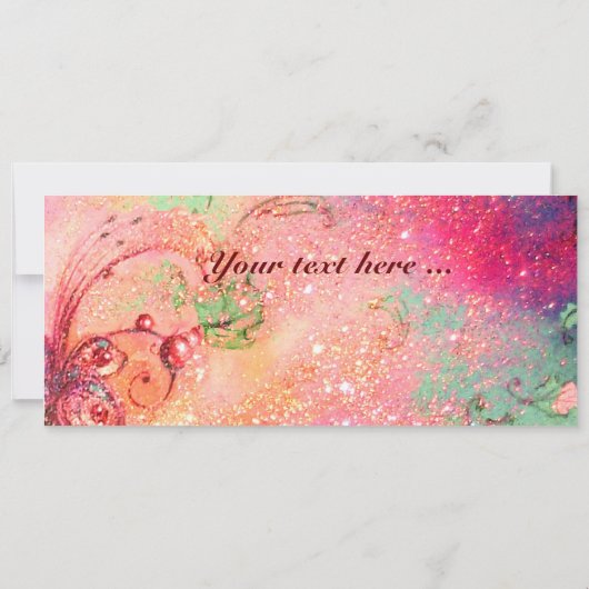 ALTHEA /Whimsische fee op de roze bloem (Achterkant)