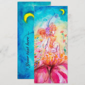 ALTHEA /Whimsische fee op de roze bloem (Voorkant / Achterkant)