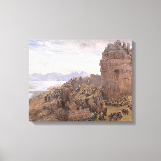 Althing in sessie canvas afdruk (Voorkant)