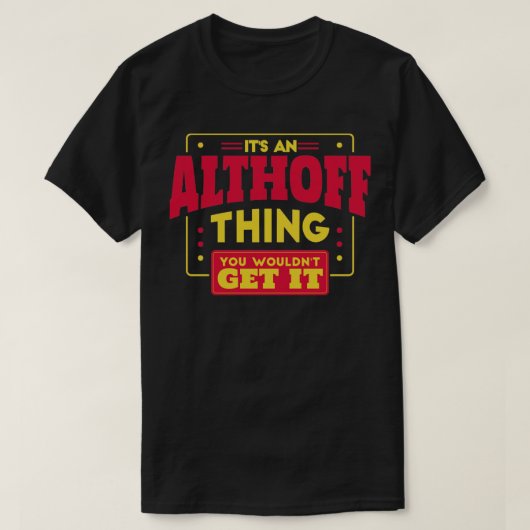 Althoff T-shirt (Design voorkant)