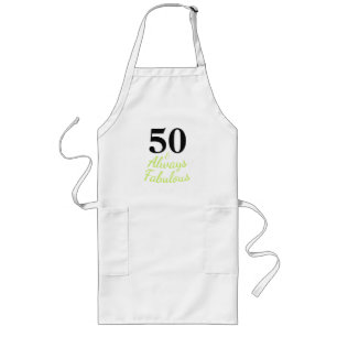 Altijd 50 en Fabulous Lang Schort