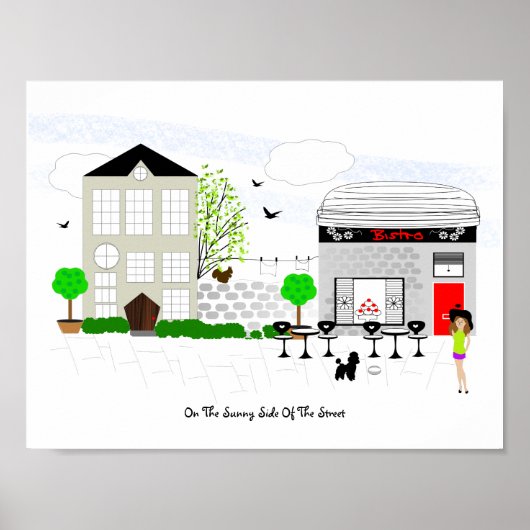 Altijd aan de soennitische kant van de straat lope poster (Voorkant)