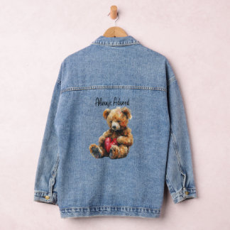 Altijd aanbeden Teddy Bear Denim jas voor dames Jacket