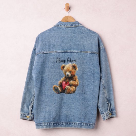 Altijd aanbeden Teddy Bear Denim jas voor dames Jacket (Hangar)