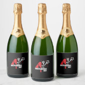 Altijd aanwezig op 4 juli sparkling wijnetiket (Flessen)