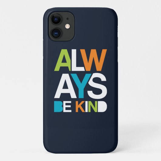 Altijd aardig zijn Case-Mate iPhone case (Achterkant)
