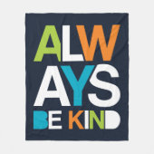 Altijd aardig zijn fleece deken (Voorkant)
