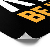 Altijd aardig zijn poster (Hoek)