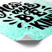 Altijd aardig zijn poster (Hoek)