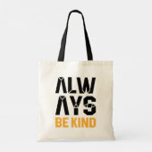 Altijd aardig zijn tote bag (Achterkant)