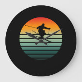 Altijd achtervolgen Zonsondergangen  klok (Voorkant)