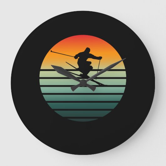 Altijd achtervolgen Zonsondergangen  klok (Voorkant)