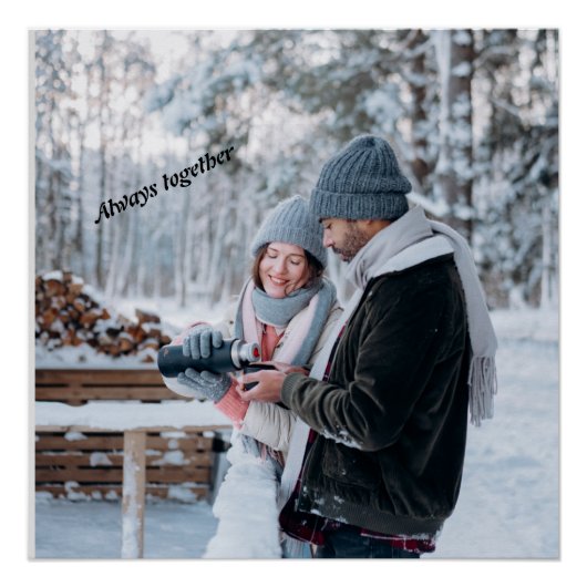 Altijd acryldruk afdrukken in metaal (Voorkant)