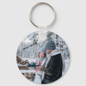 Altijd acryldruk afdrukken in metaal sleutelhanger (Voorkant)