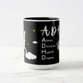 Altijd afgeleid hoopvolle dromer ADHD Mok (Center)