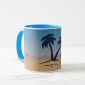 Altijd altijd een strand gevonden! mok (Voorkant links)