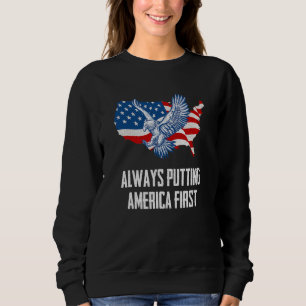 Altijd Amerika eerstAmerikaans nationalisme 4 Trui