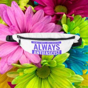 Altijd Antifascist Fanny Pack – Bold Blue Heuptasje