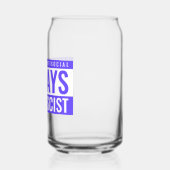 Altijd Antifascistisch Kan Glas - Helder Blauw (Links)