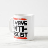 ALTIJD ANTIFASCISTISCH KOFFIEMOK (Voorkant links)