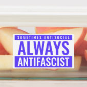 Altijd Antifascistische Sticker Blad – Bold Blue (Aangebracht)