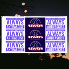 Altijd Antifascistische Sticker Blad – Bold Blue