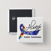 Altijd Autisme hopen Vierkante Button 5,1 Cm (Voorkant /achterkant)