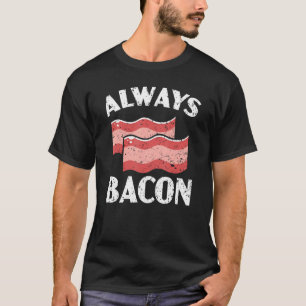 Altijd Baconvlees Ketogene dieet Baconohol T-shirt