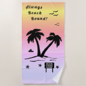 Altijd baksteen zomer strandlaken (Voorkant)