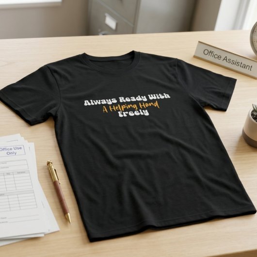 Altijd Bereid Met een Helpende Hand School T-shirt