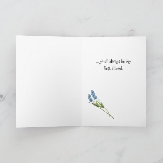 Altijd beste vrienden Kaart (Binnen)