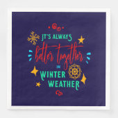 Altijd beter bij elkaar in de winterweesdagen, ZSG Servet (Voorkant)