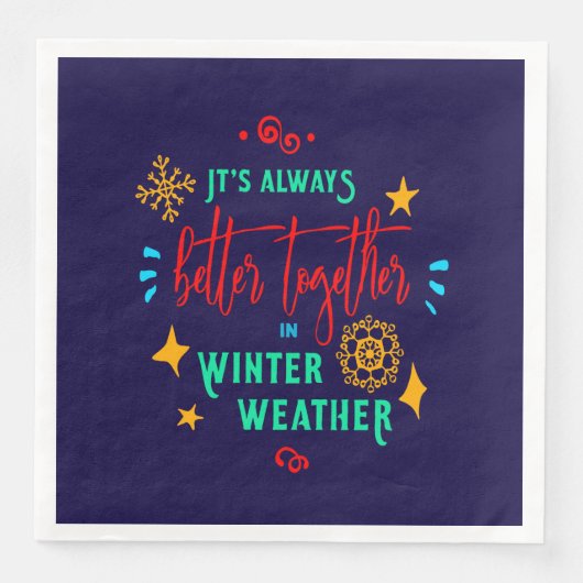 Altijd beter bij elkaar in de winterweesdagen, ZSG Servet (Voorkant)