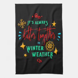 Altijd beter bij elkaar in de winterweesdagen, ZSG Theedoek