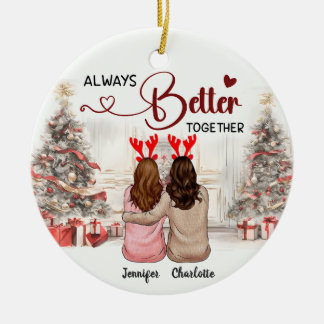 Altijd beter samen - gepersonaliseerd Ornament