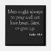 Altijd bidden magneet (Voorkant)