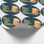 Altijd bier cadeaupapier (Hoek)