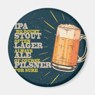 Altijd bier magneet