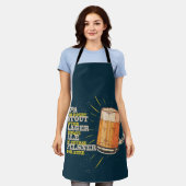 Altijd bier schort (Gedragen)