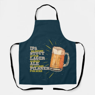 Altijd bier schort