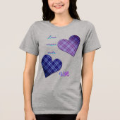 Altijd bij mij Tri-Blend shirt (Voorkant)